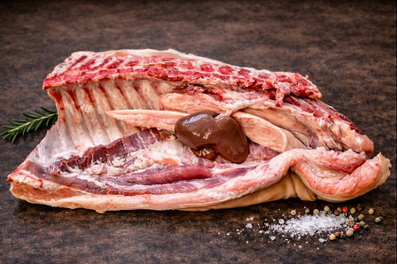 Vers on-uitgebeend varkensvlees 